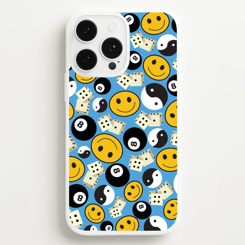 8 Ball Pattern - Skate Aesthetic - Skate Aesthetic Phone Case for iPhone 13 Pro Max