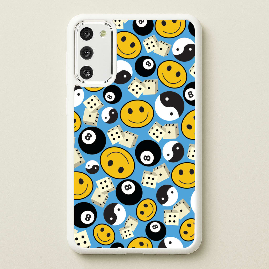 8 Ball Pattern - Skate Aesthetic - Skate Aesthetic Phone Case for Galaxy S20FE