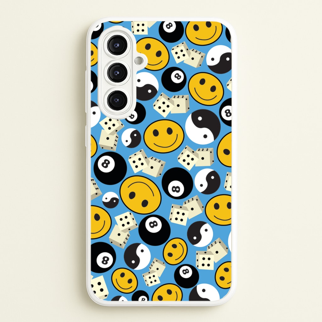 8 Ball Pattern - Skate Aesthetic - Skate Aesthetic Phone Case for Galaxy A16