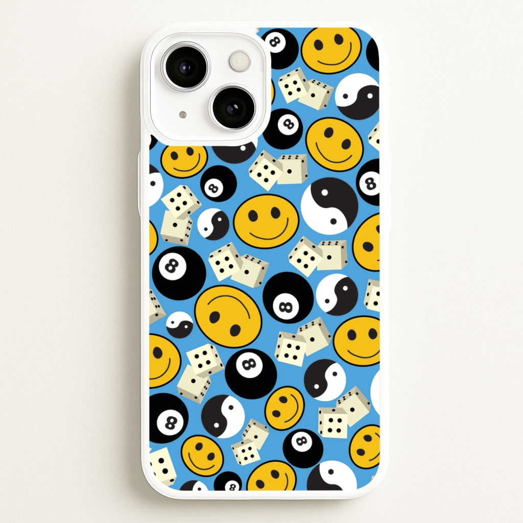 8 Ball Pattern - Skate Aesthetic - Skate Aesthetic Phone Case for iPhone 13