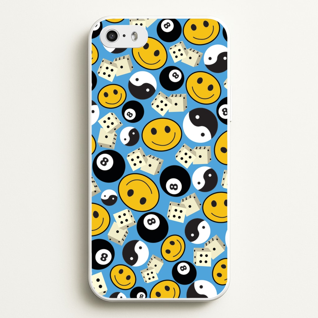 8 Ball Pattern - Skate Aesthetic - Skate Aesthetic Phone Case for iPhone 5 / 5s / SE 2016