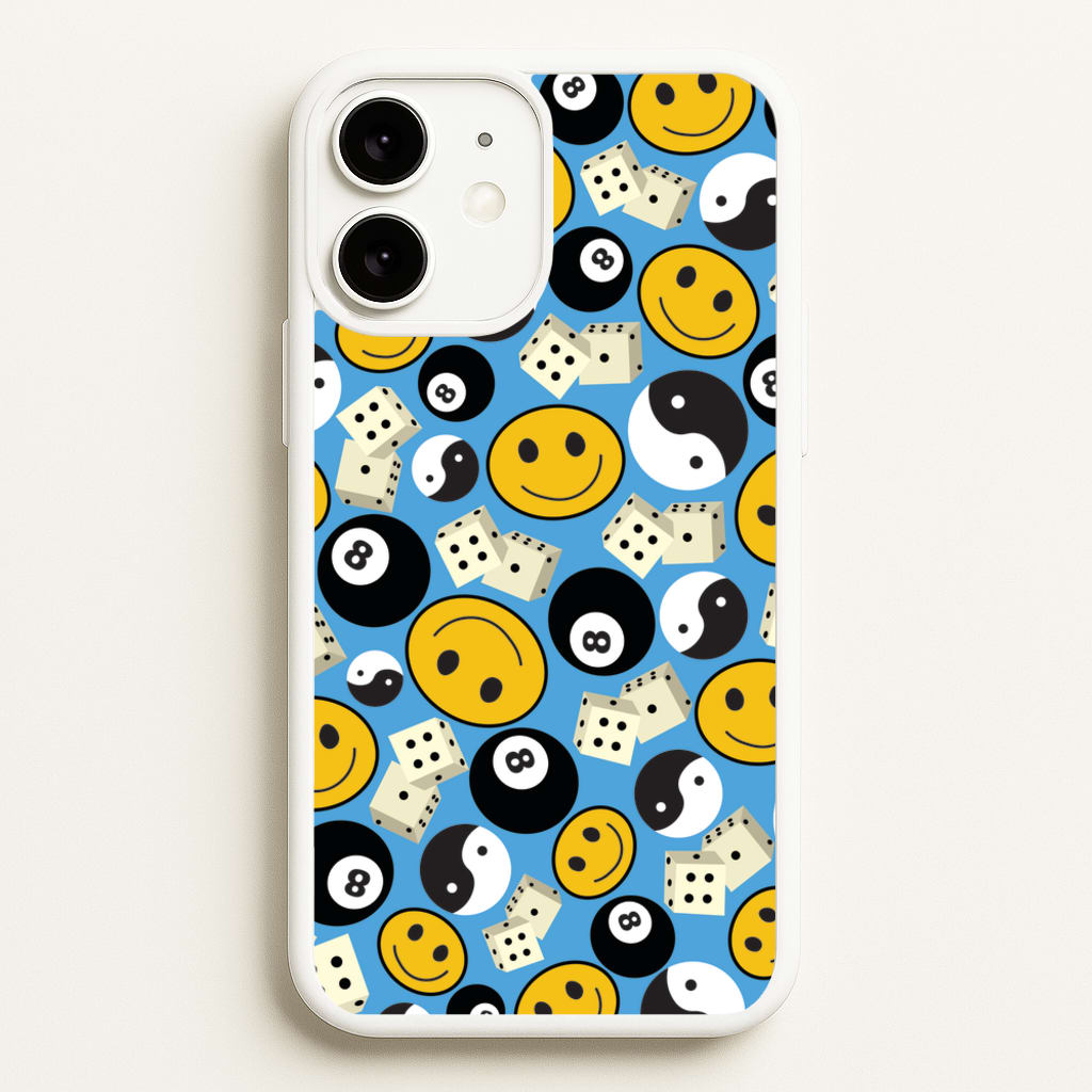 8 Ball Pattern - Skate Aesthetic - Skate Aesthetic Phone Case for iPhone 11