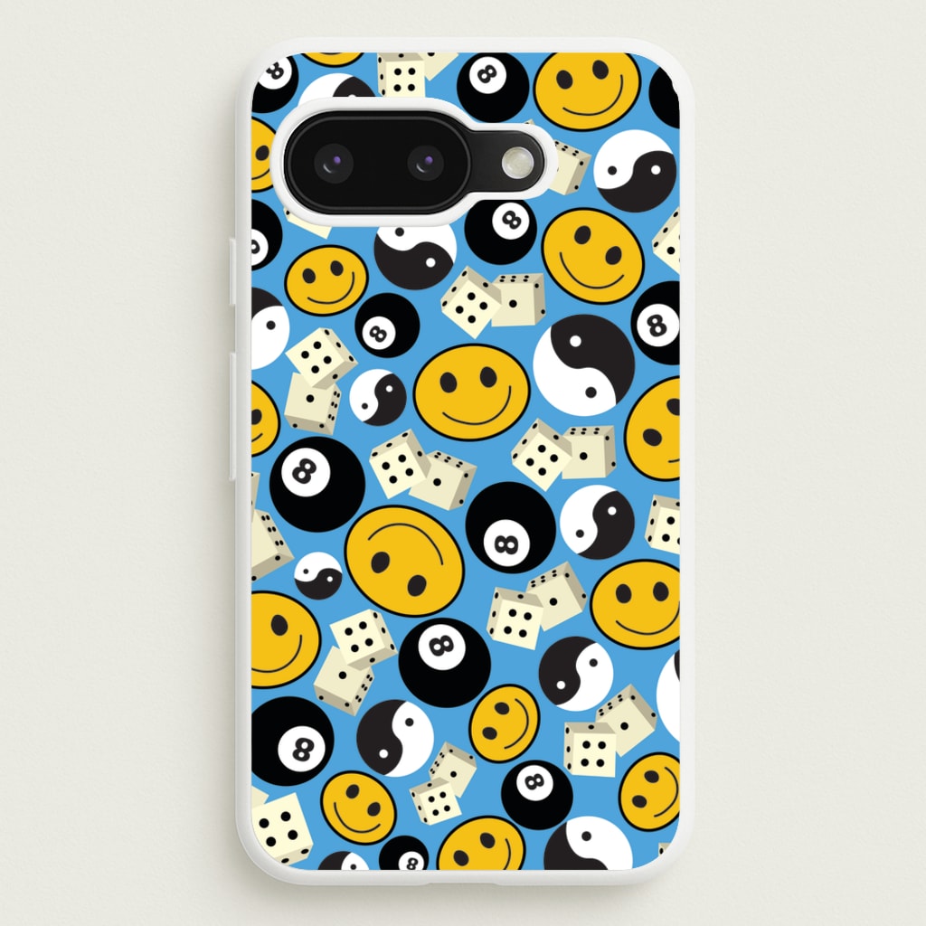 8 Ball Pattern - Skate Aesthetic - Skate Aesthetic Phone Case for Google Pixel 9a