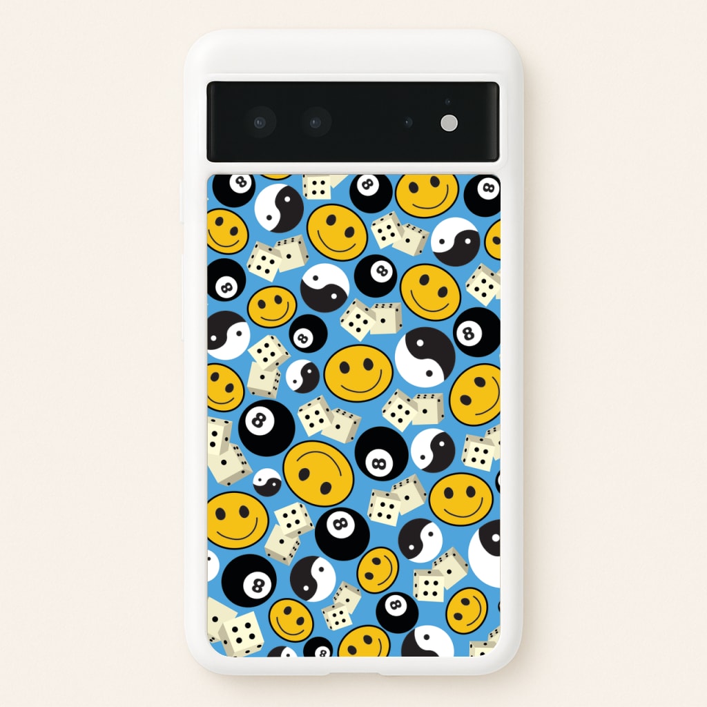 8 Ball Pattern - Skate Aesthetic - Skate Aesthetic Phone Case for Google Pixel 6