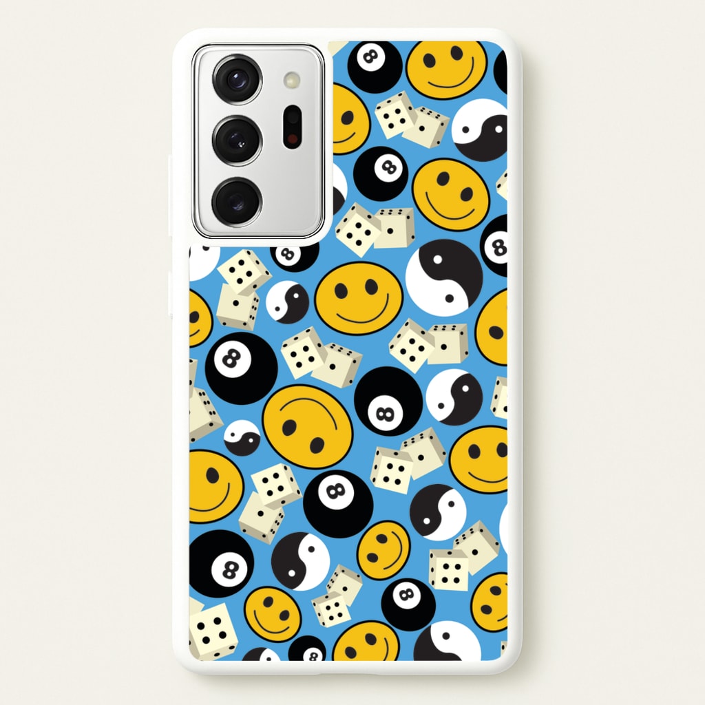 8 Ball Pattern - Skate Aesthetic - Skate Aesthetic Phone Case for Galaxy Note 20 Ultra