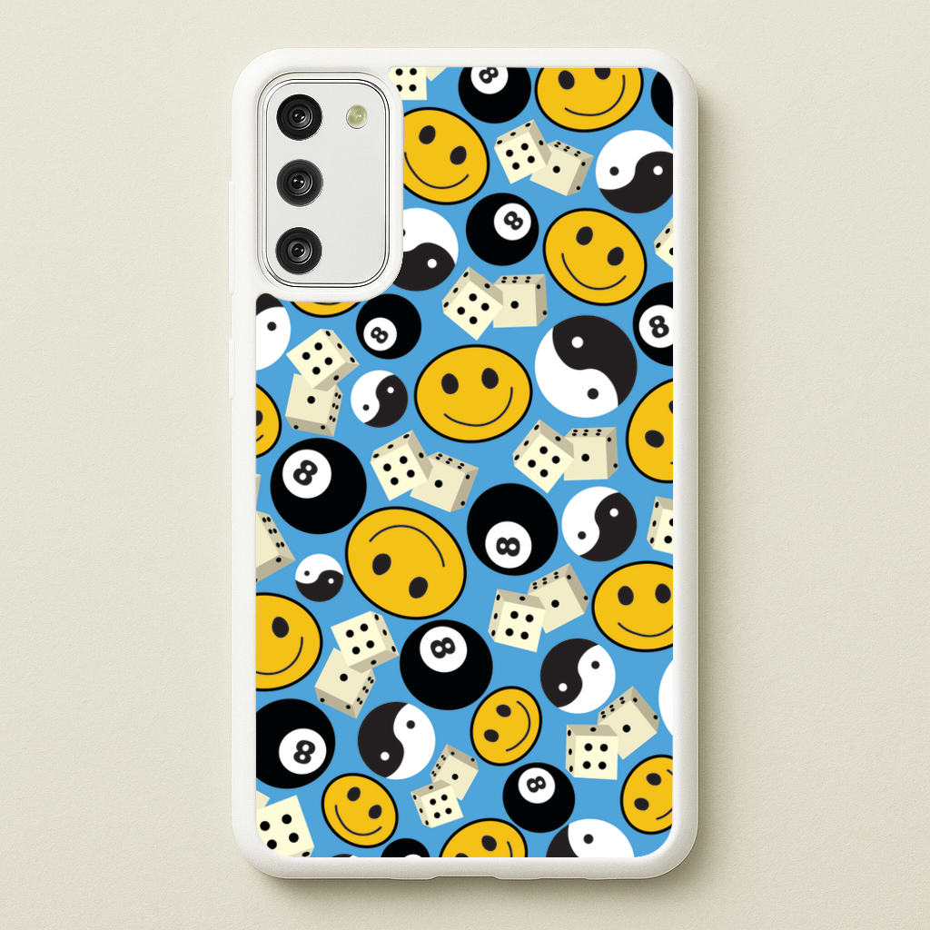 8 Ball Pattern - Skate Aesthetic - Skate Aesthetic Phone Case for Galaxy S20