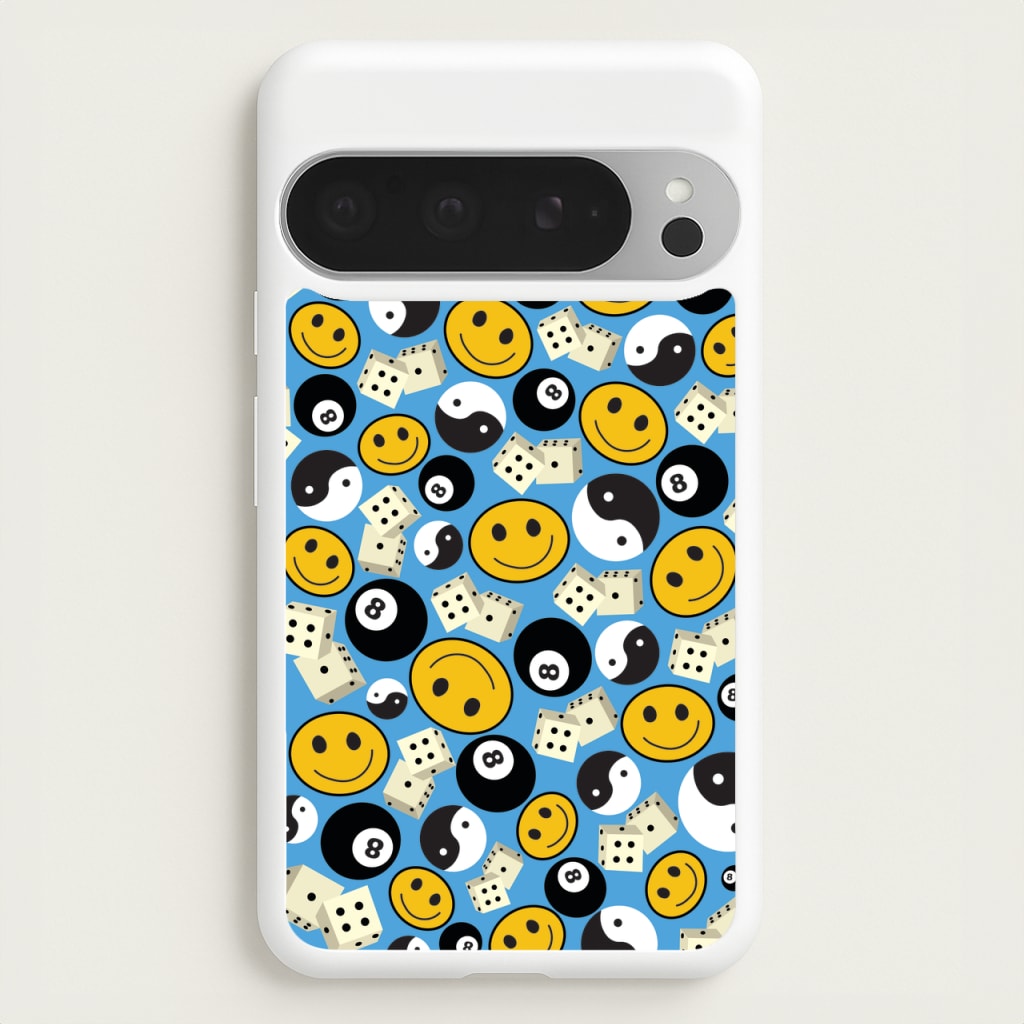 8 Ball Pattern - Skate Aesthetic - Skate Aesthetic Phone Case for Google Pixel 9 Pro XL
