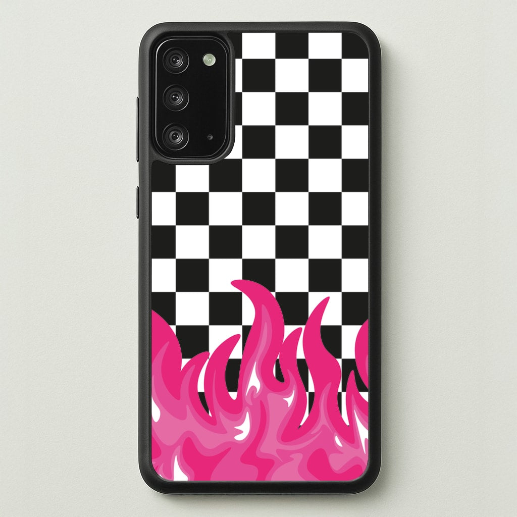 Pink Flame - Skate Aesthetic - Skate Aesthetic Phone Case for Galaxy Note 20