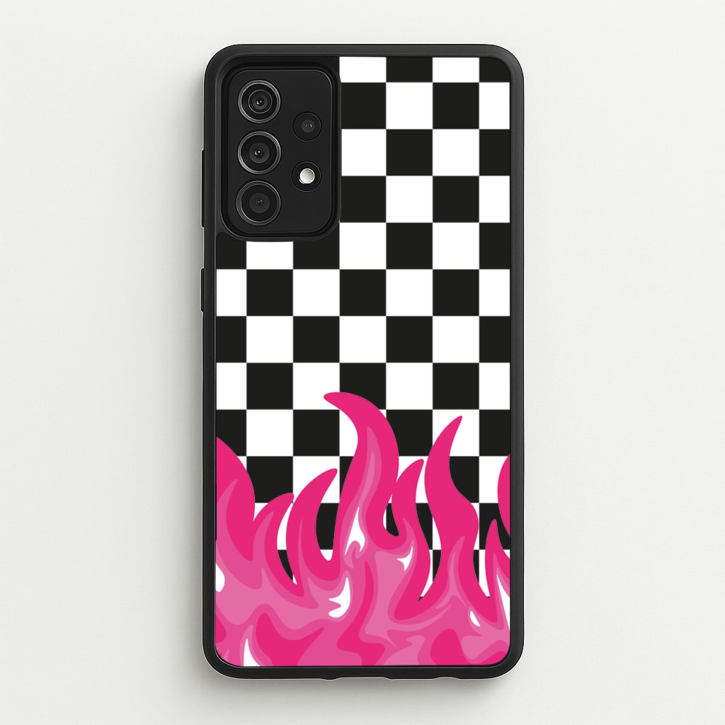 Pink Flame - Skate Aesthetic - Skate Aesthetic Phone Case for Galaxy A52 / A52s