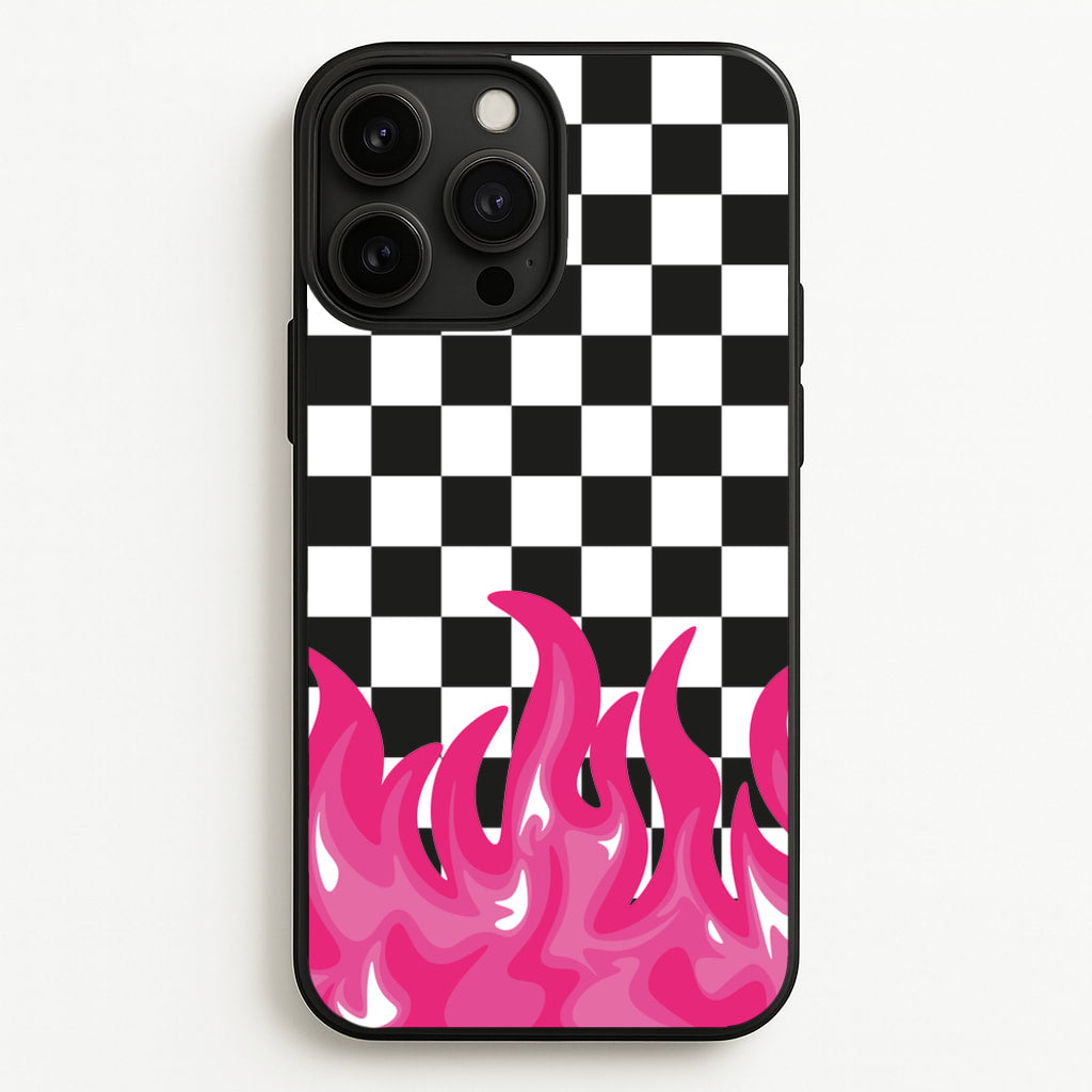 Pink Flame - Skate Aesthetic - Skate Aesthetic Phone Case for iPhone 13 Pro Max
