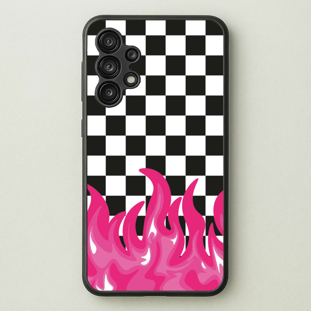 Pink Flame - Skate Aesthetic - Skate Aesthetic Phone Case for Galaxy A13