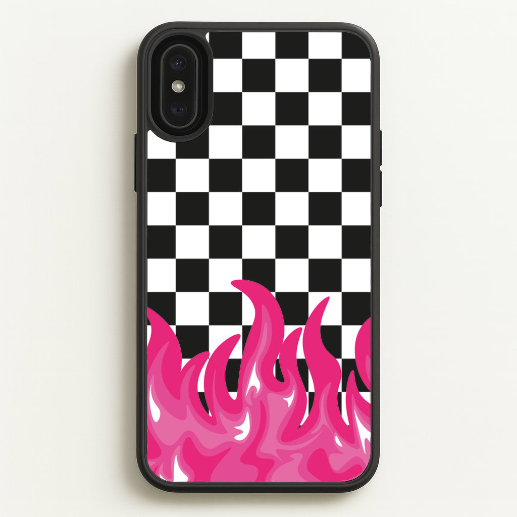 Pink Flame - Skate Aesthetic - Skate Aesthetic Phone Case for iPhone XS Max