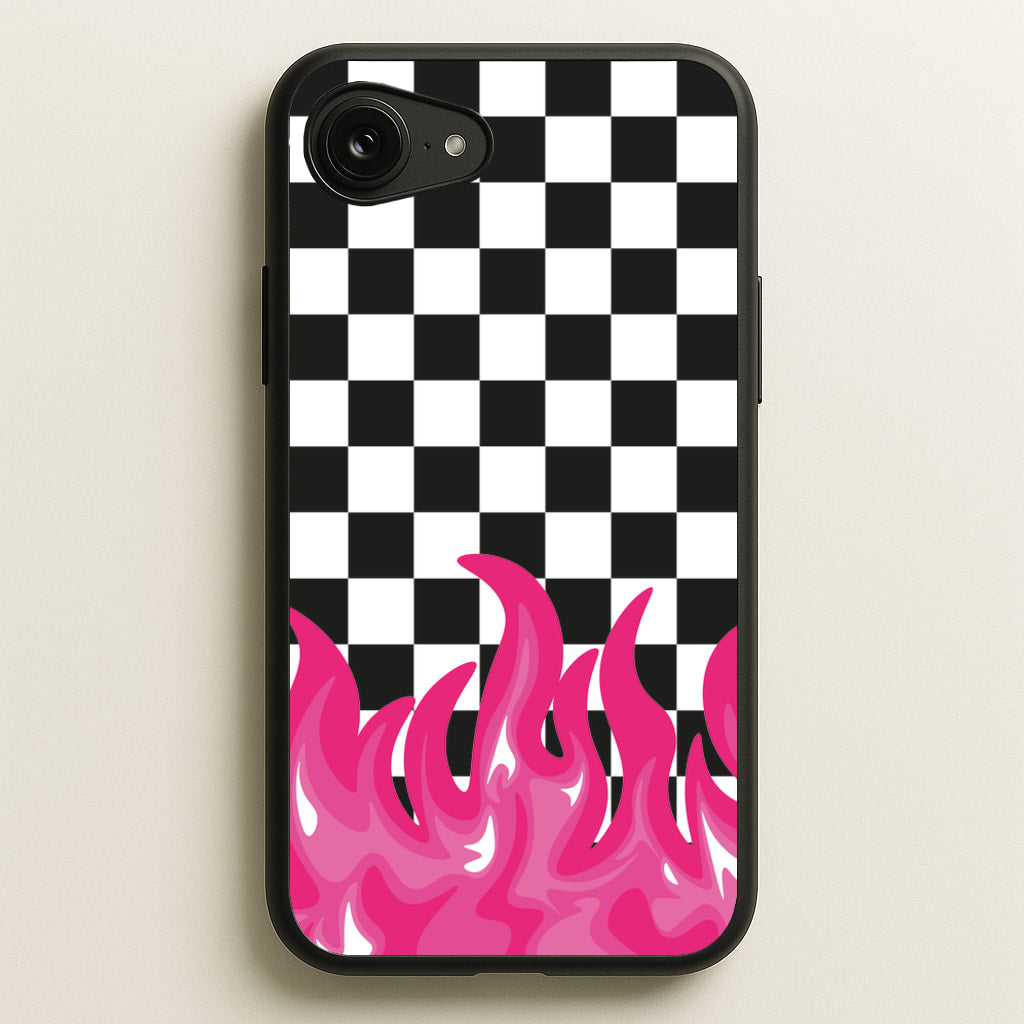 Pink Flame - Skate Aesthetic - Skate Aesthetic Phone Case for iPhone 16e