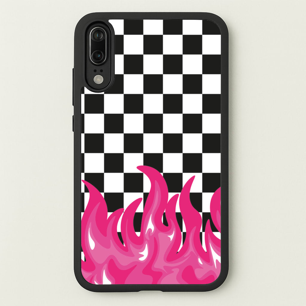 Pink Flame - Skate Aesthetic - Skate Aesthetic Phone Case for Huawei P20