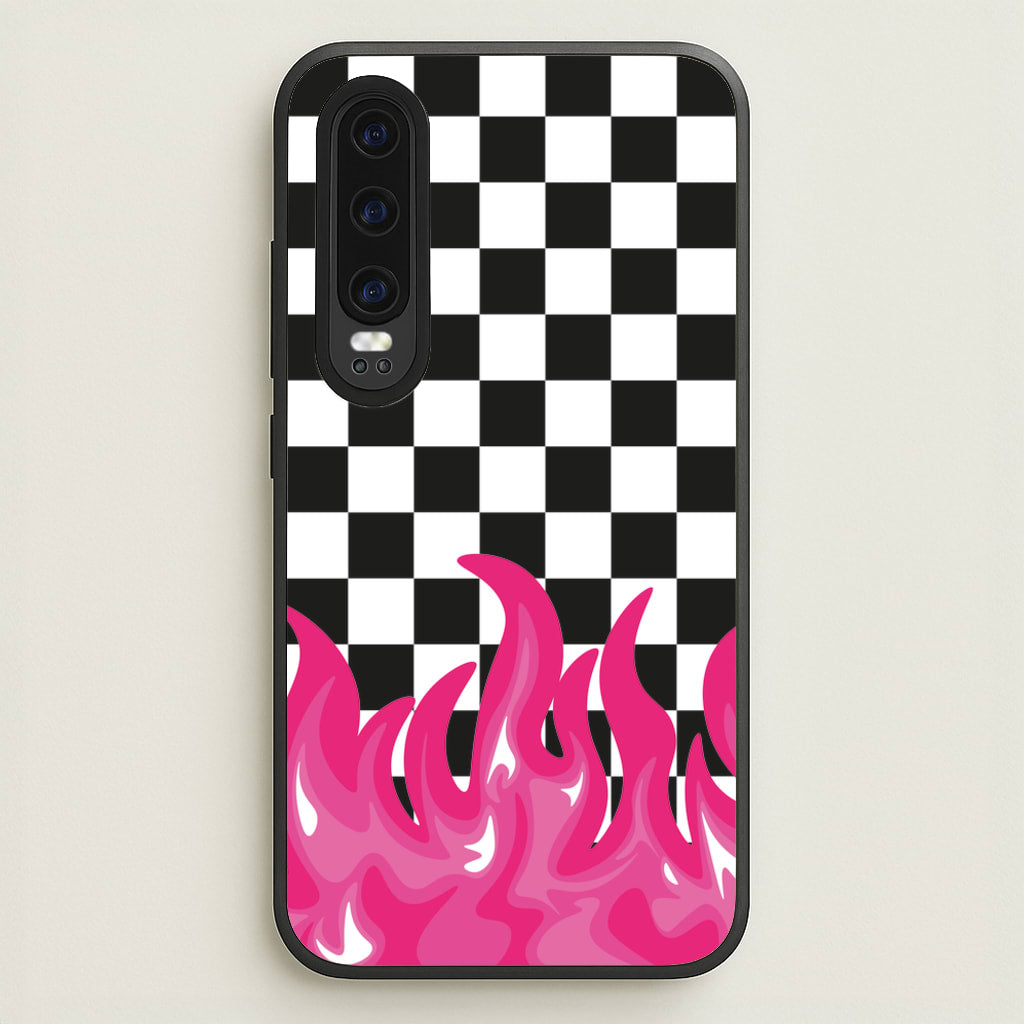 Pink Flame - Skate Aesthetic - Skate Aesthetic Phone Case for Huawei P30