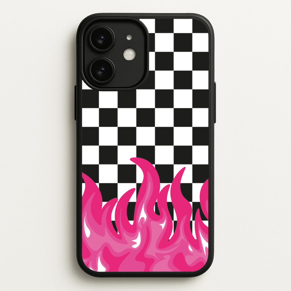 Pink Flame - Skate Aesthetic - Skate Aesthetic Phone Case for iPhone 11
