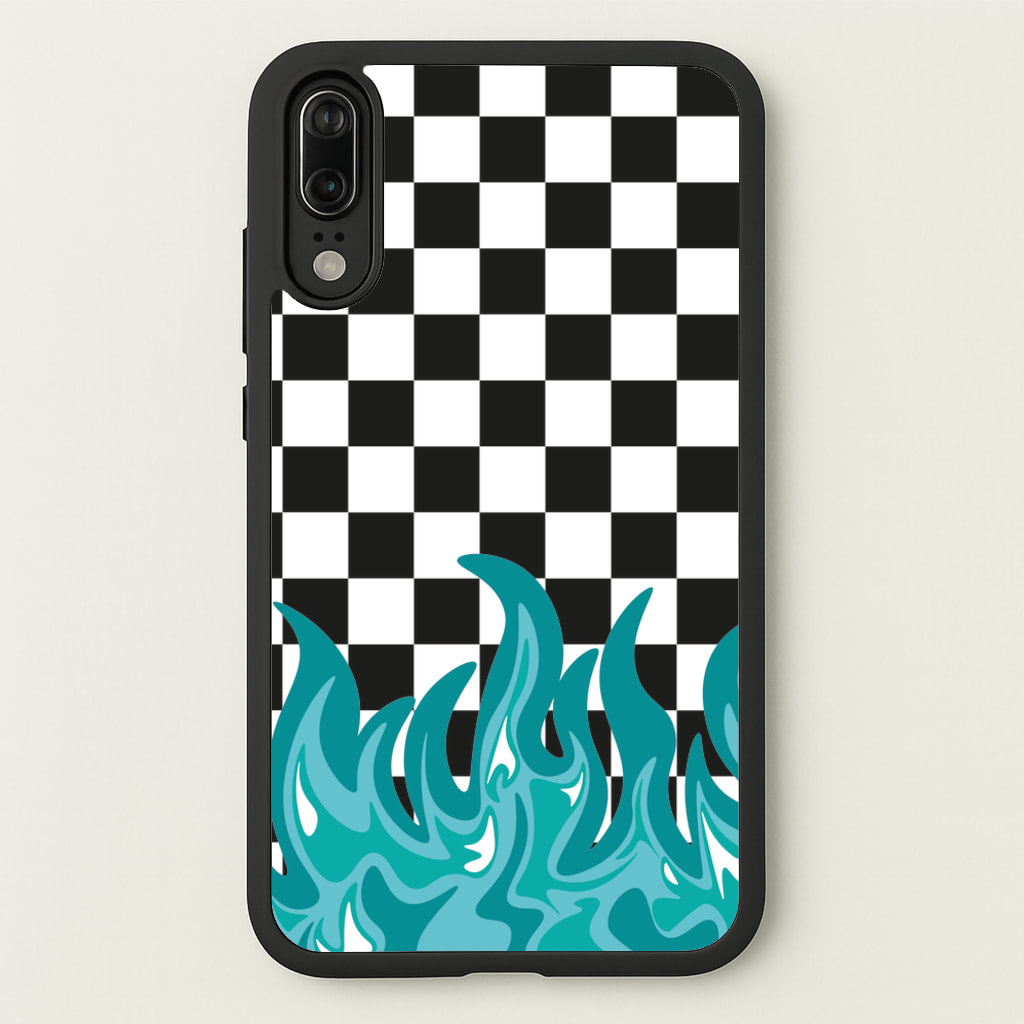 Blue Flame - Skate Aesthetic - Skate Aesthetic Phone Case for Huawei P20