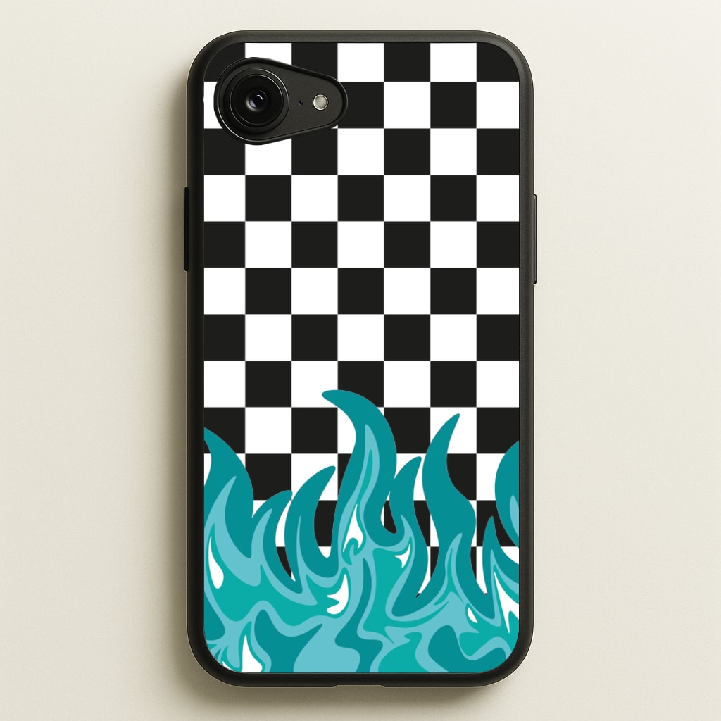 Blue Flame - Skate Aesthetic - Skate Aesthetic Phone Case for iPhone 16e