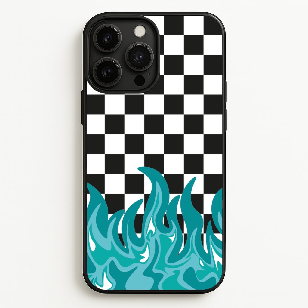Blue Flame - Skate Aesthetic - Skate Aesthetic Phone Case for iPhone 13 Pro Max