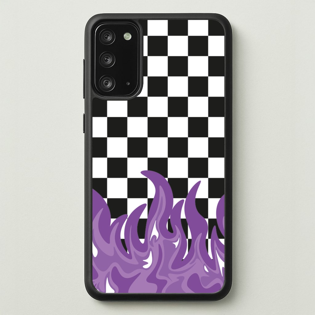 Purple Flame - Skate Aesthetic - Skate Aesthetic Phone Case for Galaxy Note 20
