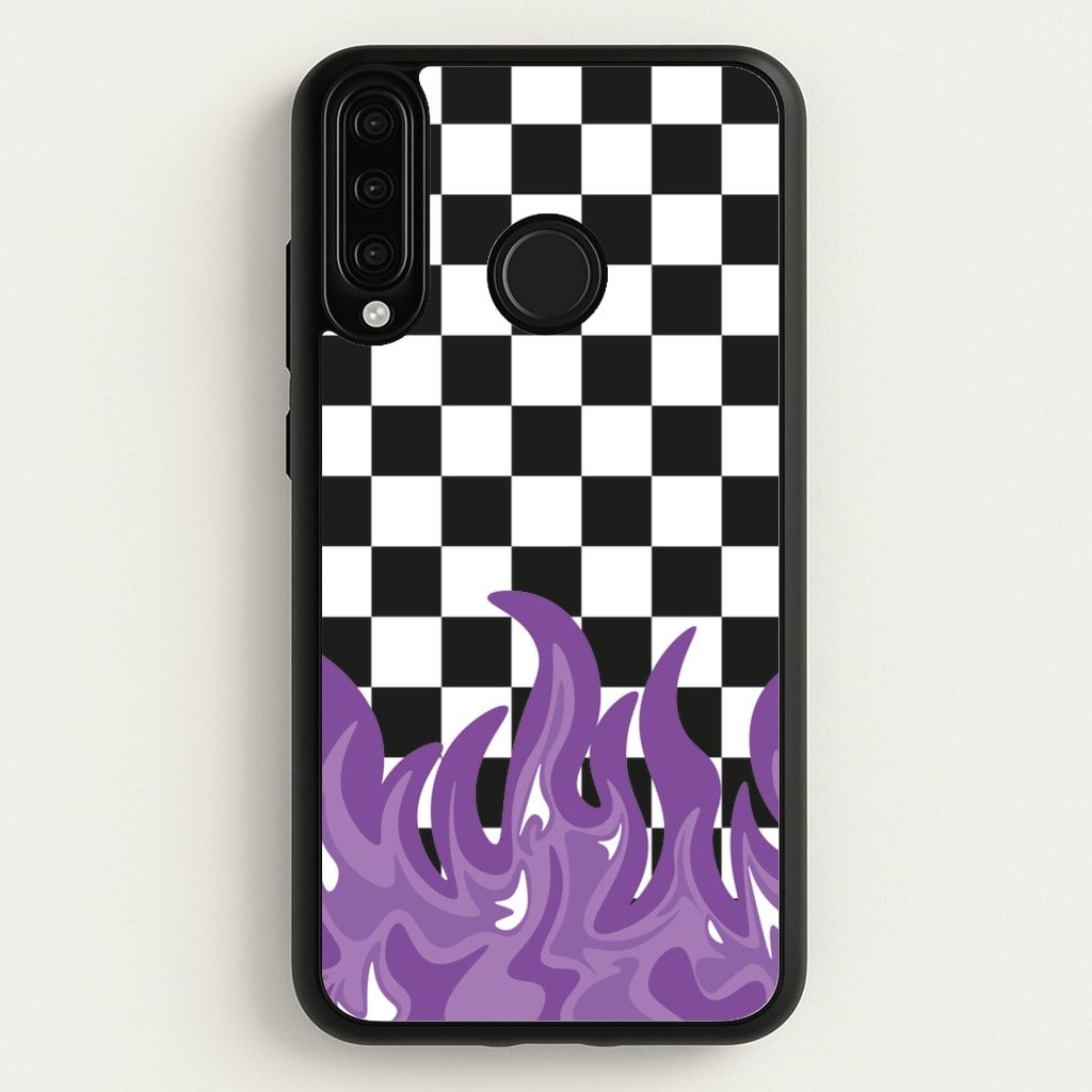 Purple Flame - Skate Aesthetic - Skate Aesthetic Phone Case for Huawei P30 Lite