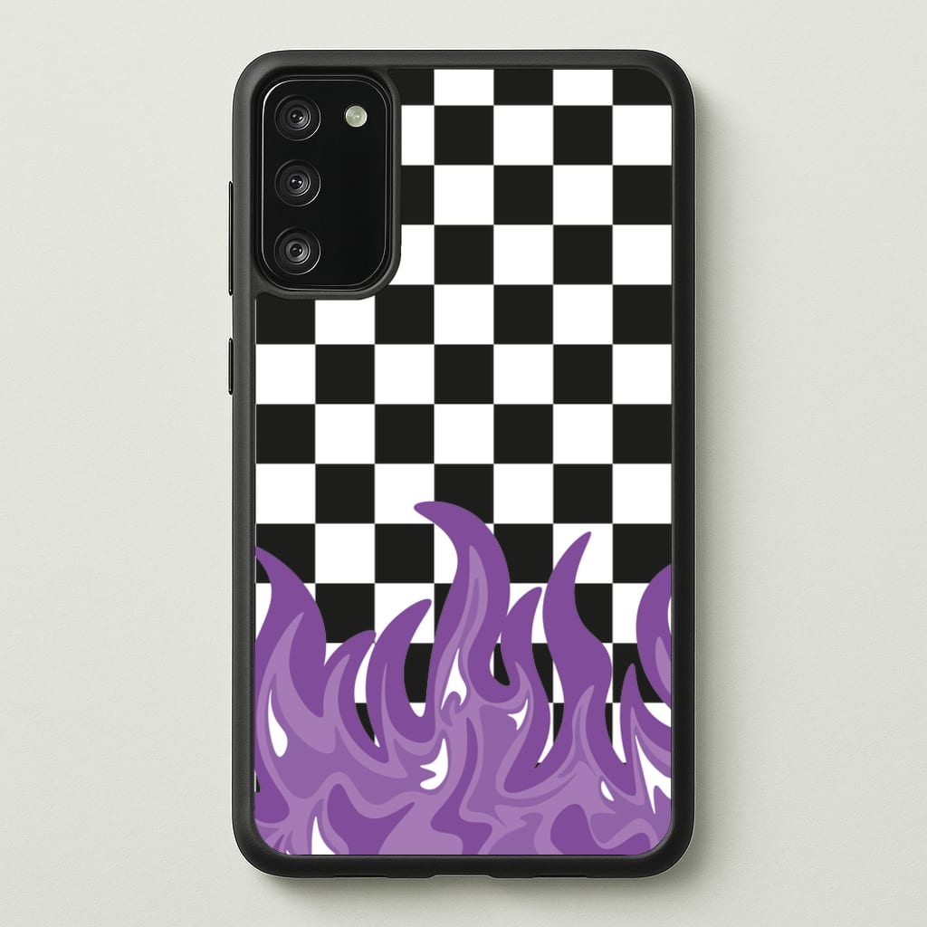 Purple Flame - Skate Aesthetic - Skate Aesthetic Phone Case for Galaxy S20FE