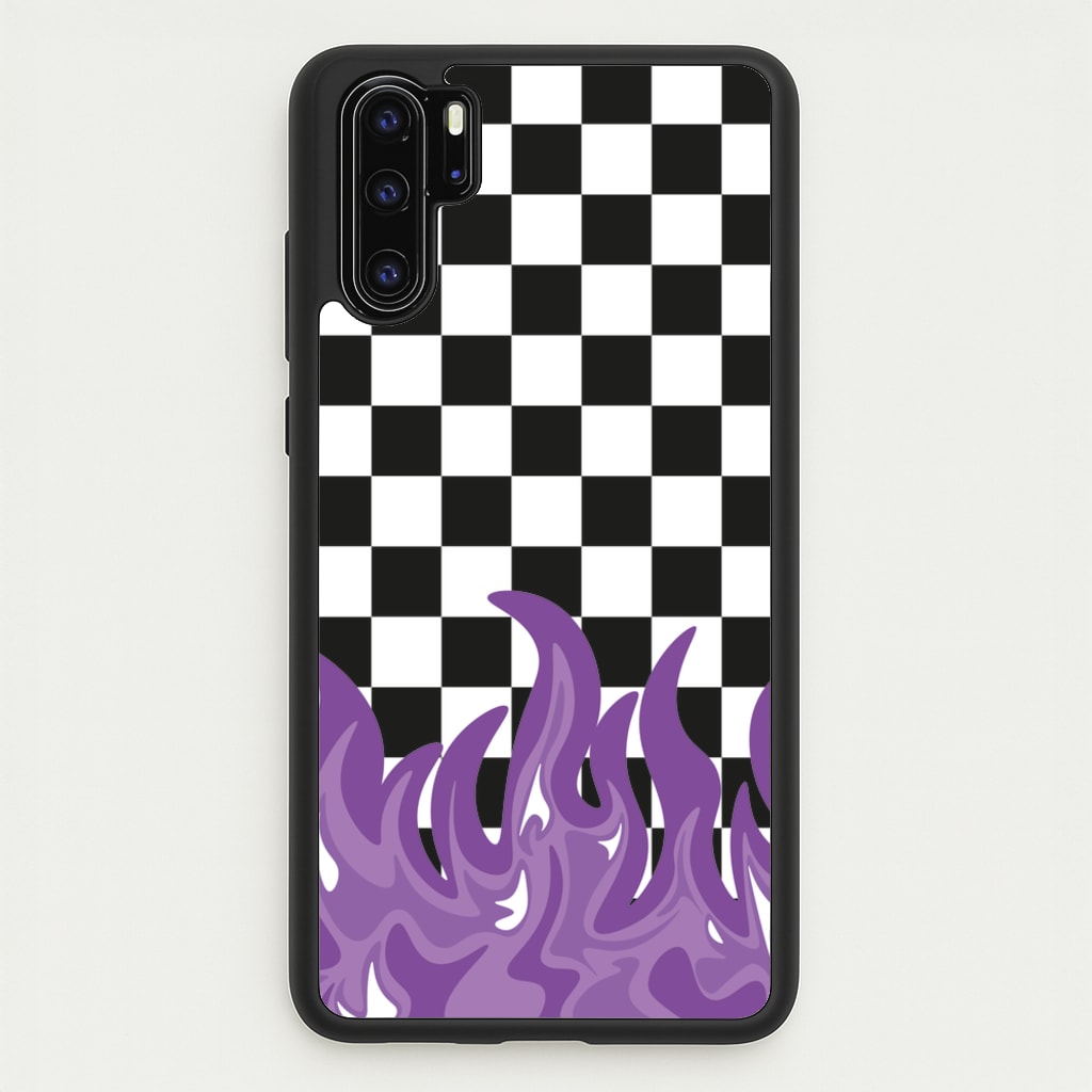 Purple Flame - Skate Aesthetic - Skate Aesthetic Phone Case for Huawei P30 Pro