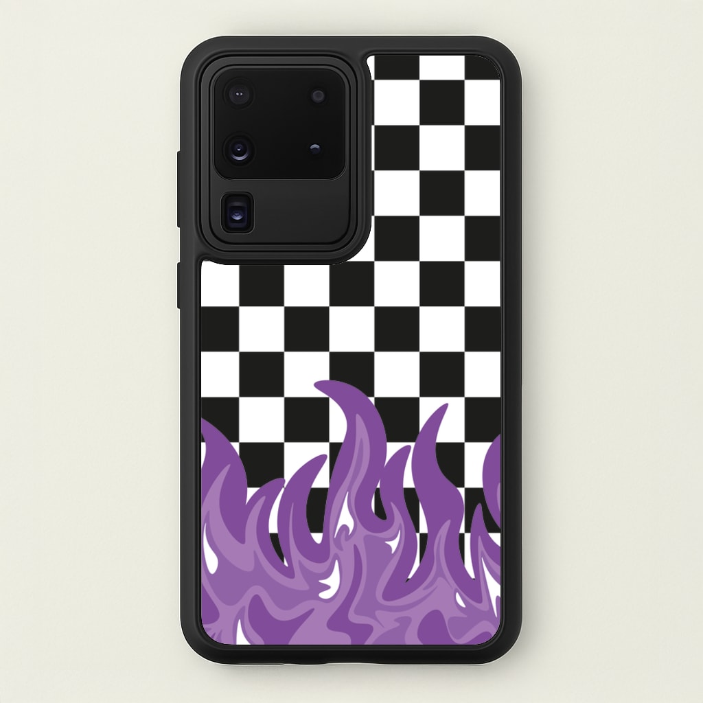 Purple Flame - Skate Aesthetic - Skate Aesthetic Phone Case for Galaxy S20 Ultra