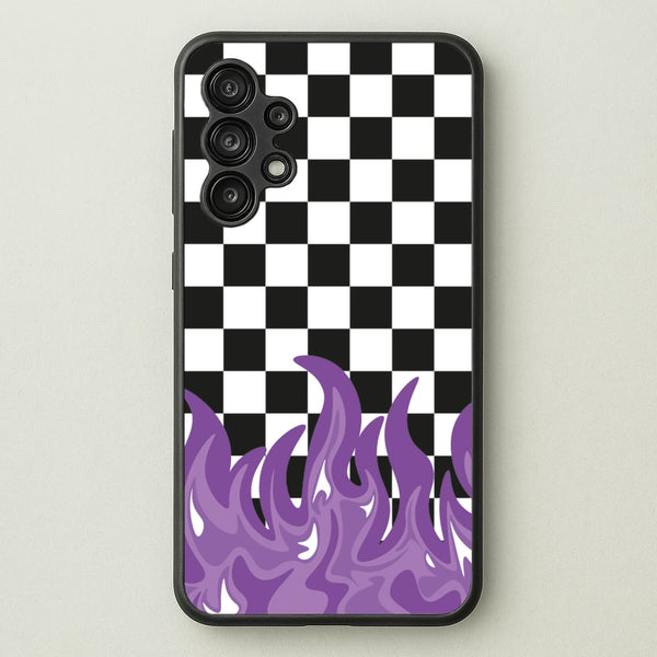Purple Flame - Skate Aesthetic - Skate Aesthetic Phone Case for Galaxy A13