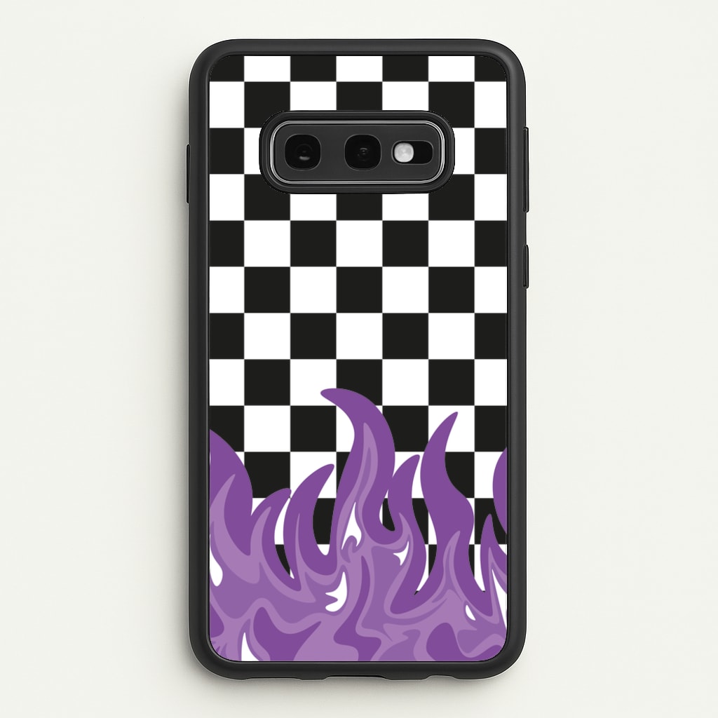 Purple Flame - Skate Aesthetic - Skate Aesthetic Phone Case for Galaxy S10e