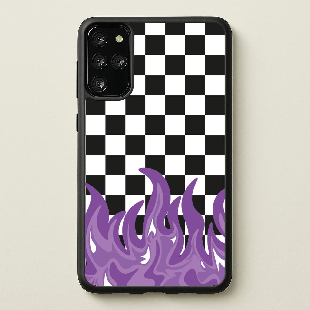 Purple Flame - Skate Aesthetic - Skate Aesthetic Phone Case for Galaxy S20 Plus