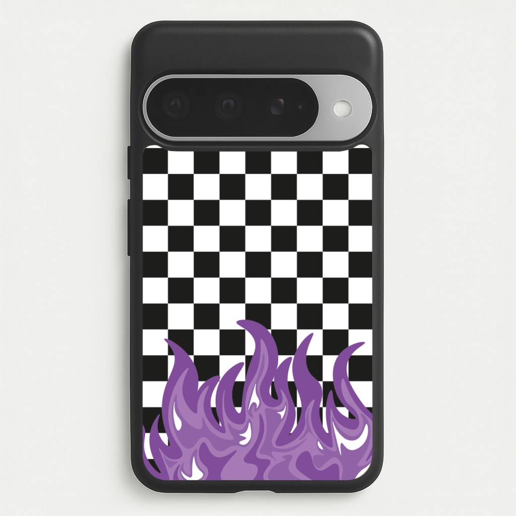 Purple Flame - Skate Aesthetic Phone Case for Google Pixel 10 Pro XL