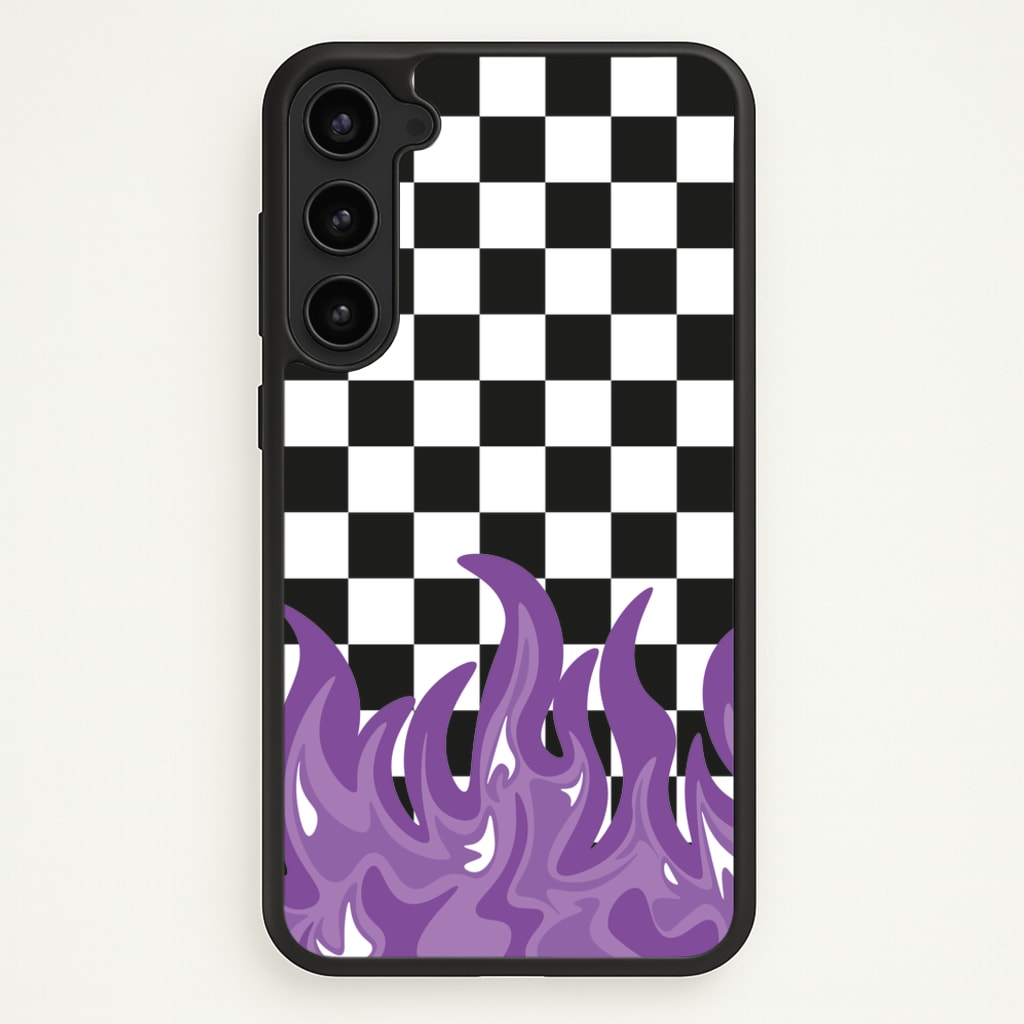 Purple Flame - Skate Aesthetic - Skate Aesthetic Phone Case for Galaxy S23 Plus