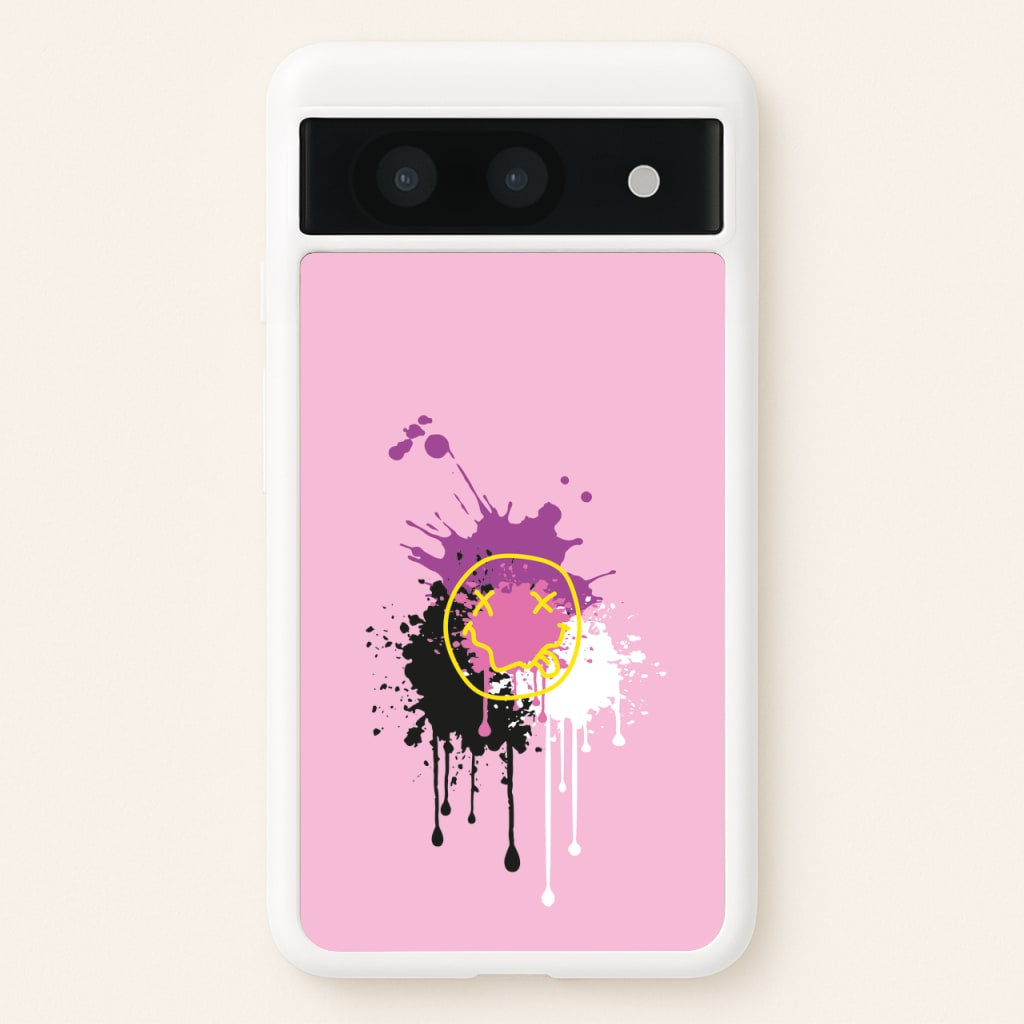 Pink Graffiti - Skate Aesthetic - Skate Aesthetic Phone Case for Google Pixel 8a
