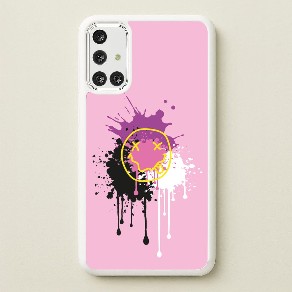 Pink Graffiti - Skate Aesthetic - Skate Aesthetic Phone Case for Galaxy A71