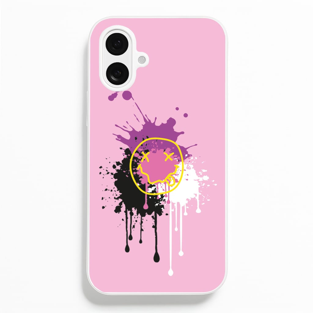 Pink Graffiti - Skate Aesthetic - Skate Aesthetic Phone Case for iPhone 16 Plus