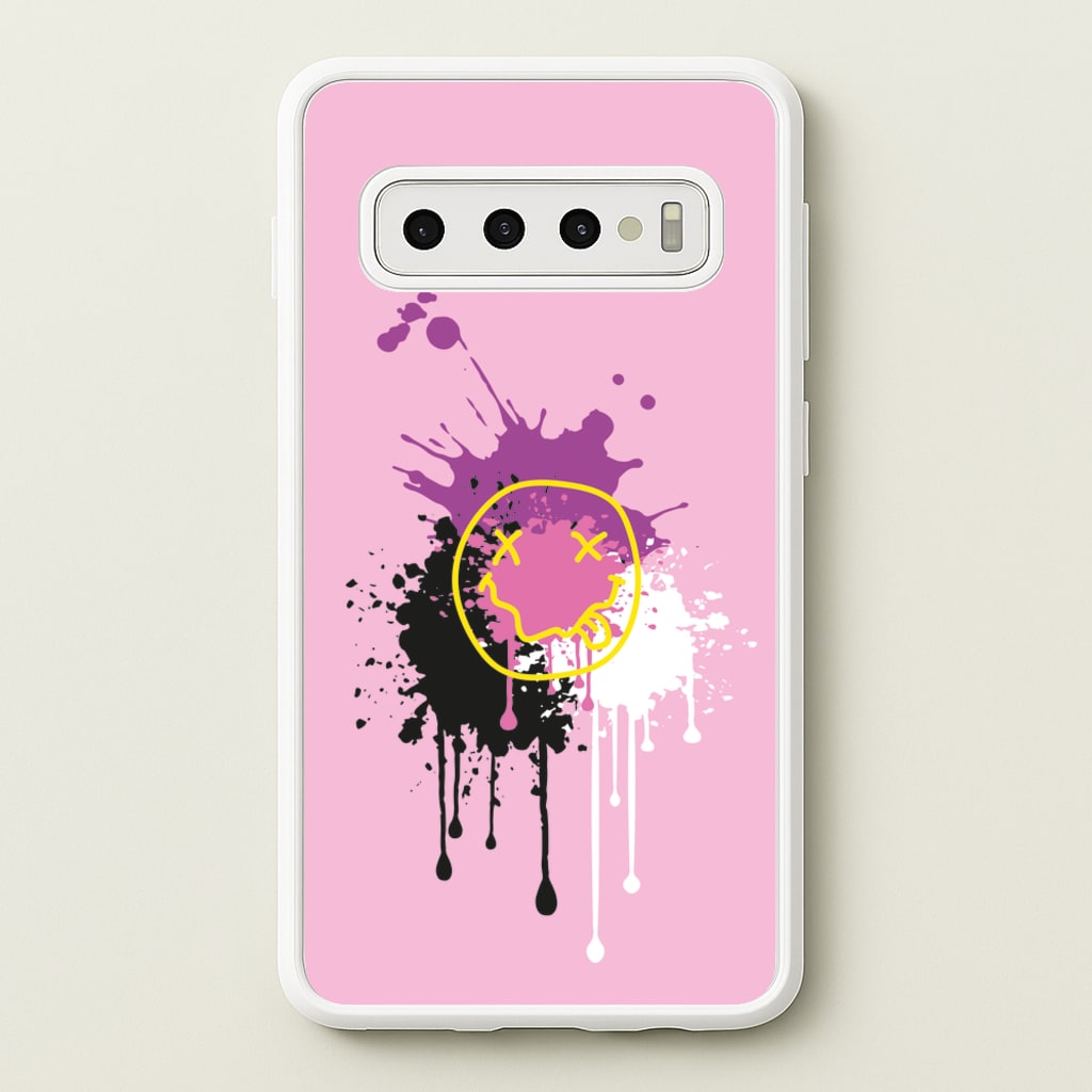 Pink Graffiti - Skate Aesthetic - Skate Aesthetic Phone Case for Galaxy S10 Plus