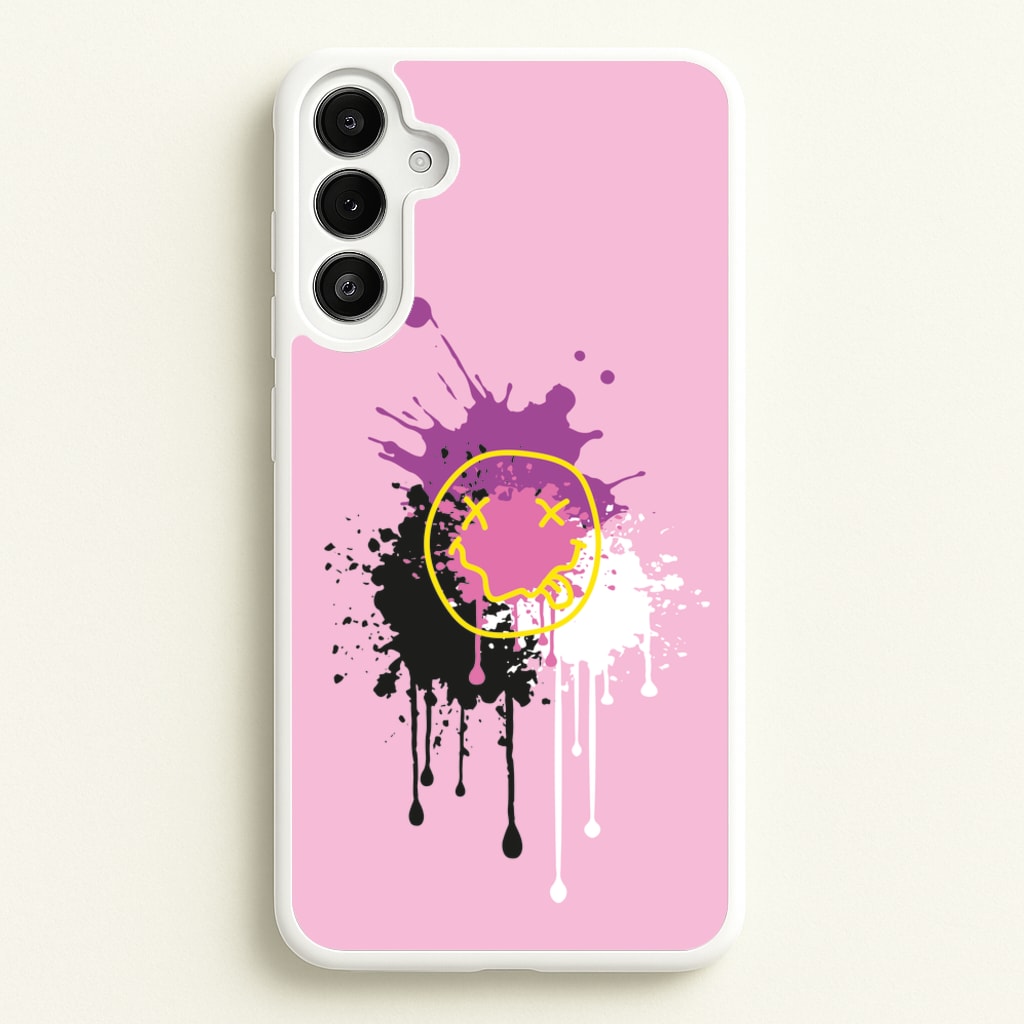 Pink Graffiti - Skate Aesthetic - Skate Aesthetic Phone Case for Galaxy A34