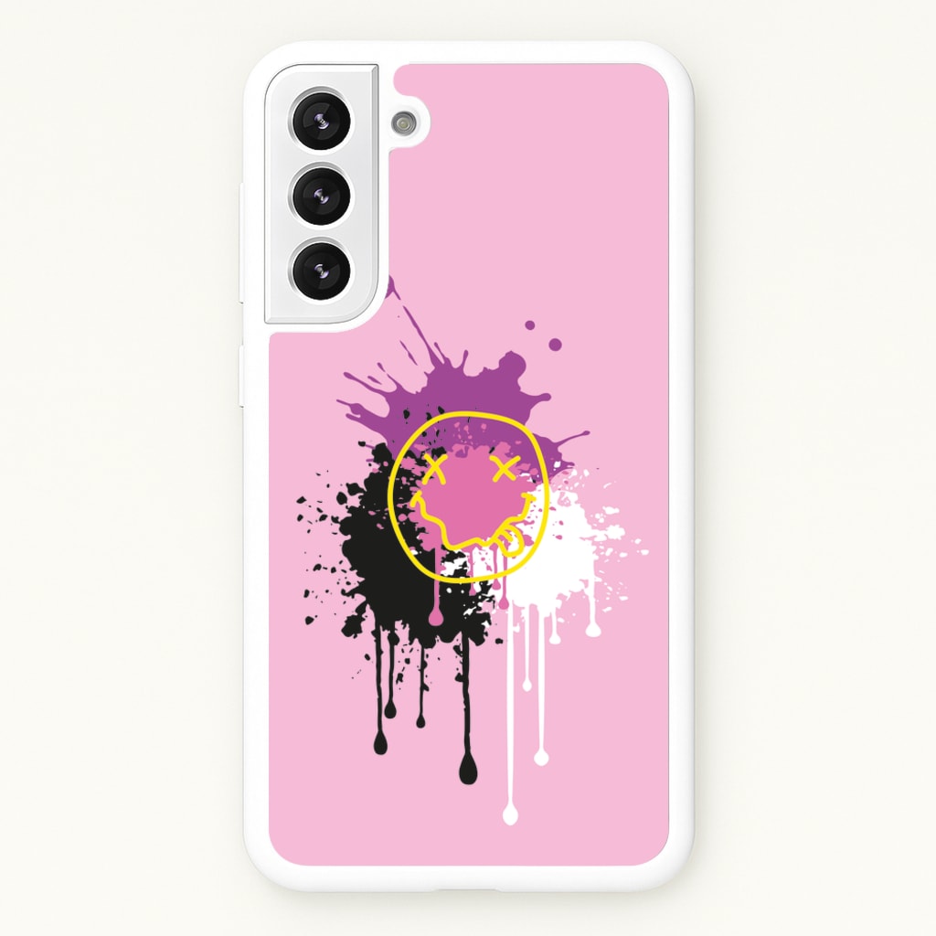 Pink Graffiti - Skate Aesthetic - Skate Aesthetic Phone Case for Galaxy S21 Plus