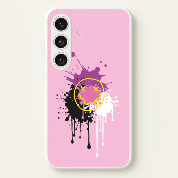 Pink Graffiti - Skate Aesthetic - Skate Aesthetic Phone Case for Galaxy S24 Plus