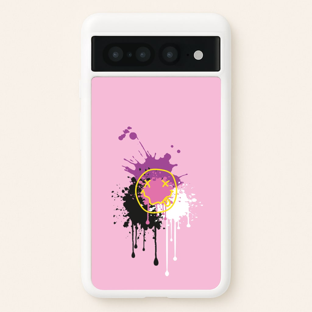 Pink Graffiti - Skate Aesthetic - Skate Aesthetic Phone Case for Google Pixel 7 Pro