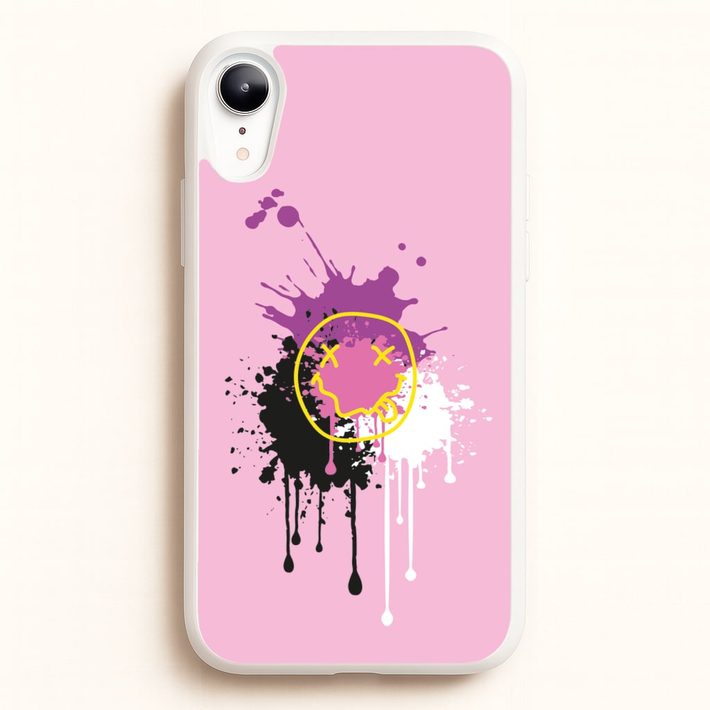 Pink Graffiti - Skate Aesthetic - Skate Aesthetic Phone Case for iPhone XR