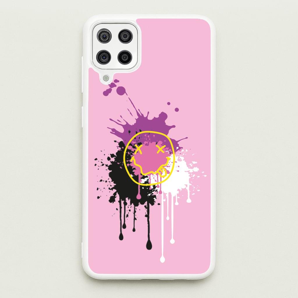 Pink Graffiti - Skate Aesthetic - Skate Aesthetic Phone Case for Galaxy A12