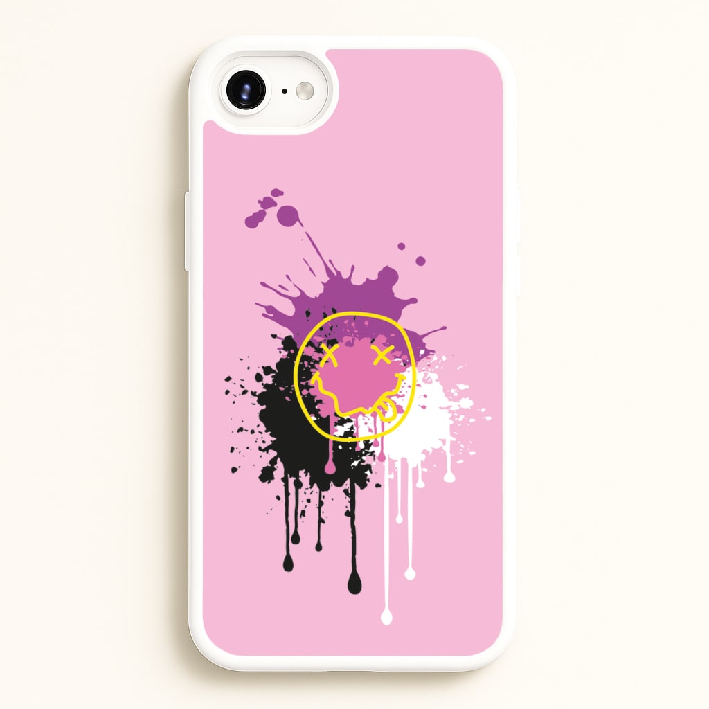 Pink Graffiti - Skate Aesthetic - Skate Aesthetic Phone Case for iPhone 6 Plus / 7 Plus / 8 Plus