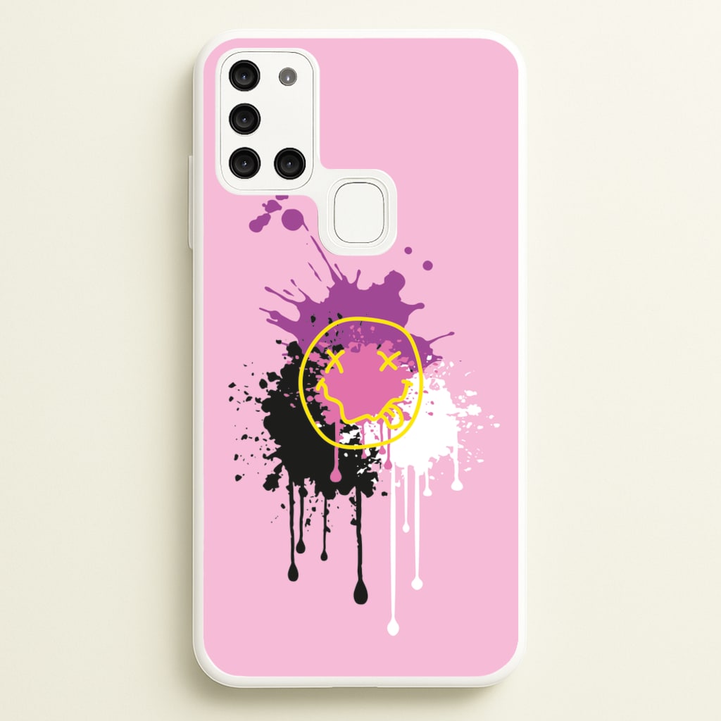 Pink Graffiti - Skate Aesthetic - Skate Aesthetic Phone Case for Galaxy A21s