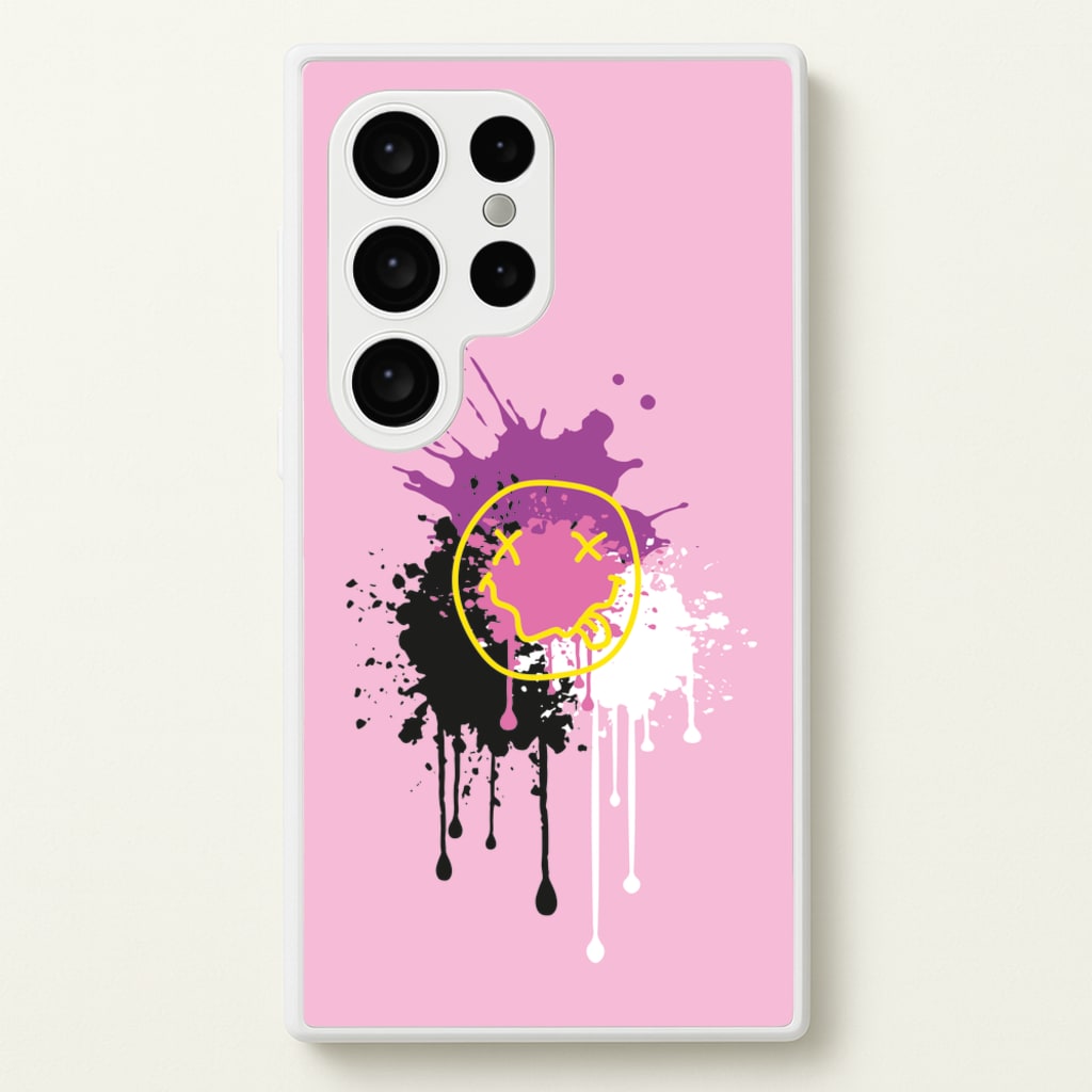 Pink Graffiti - Skate Aesthetic - Skate Aesthetic Phone Case for Galaxy S24 Ultra