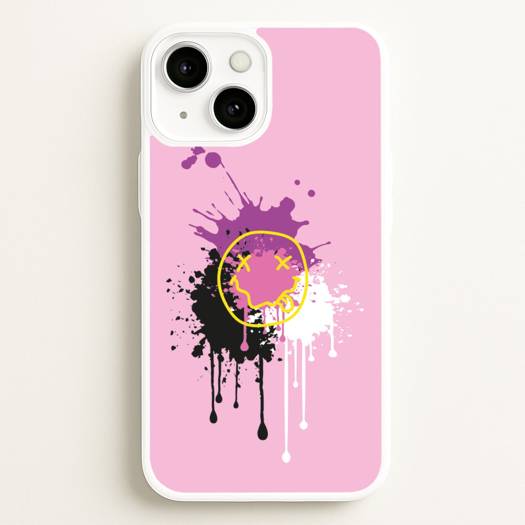 Pink Graffiti - Skate Aesthetic - Skate Aesthetic Phone Case for iPhone 13