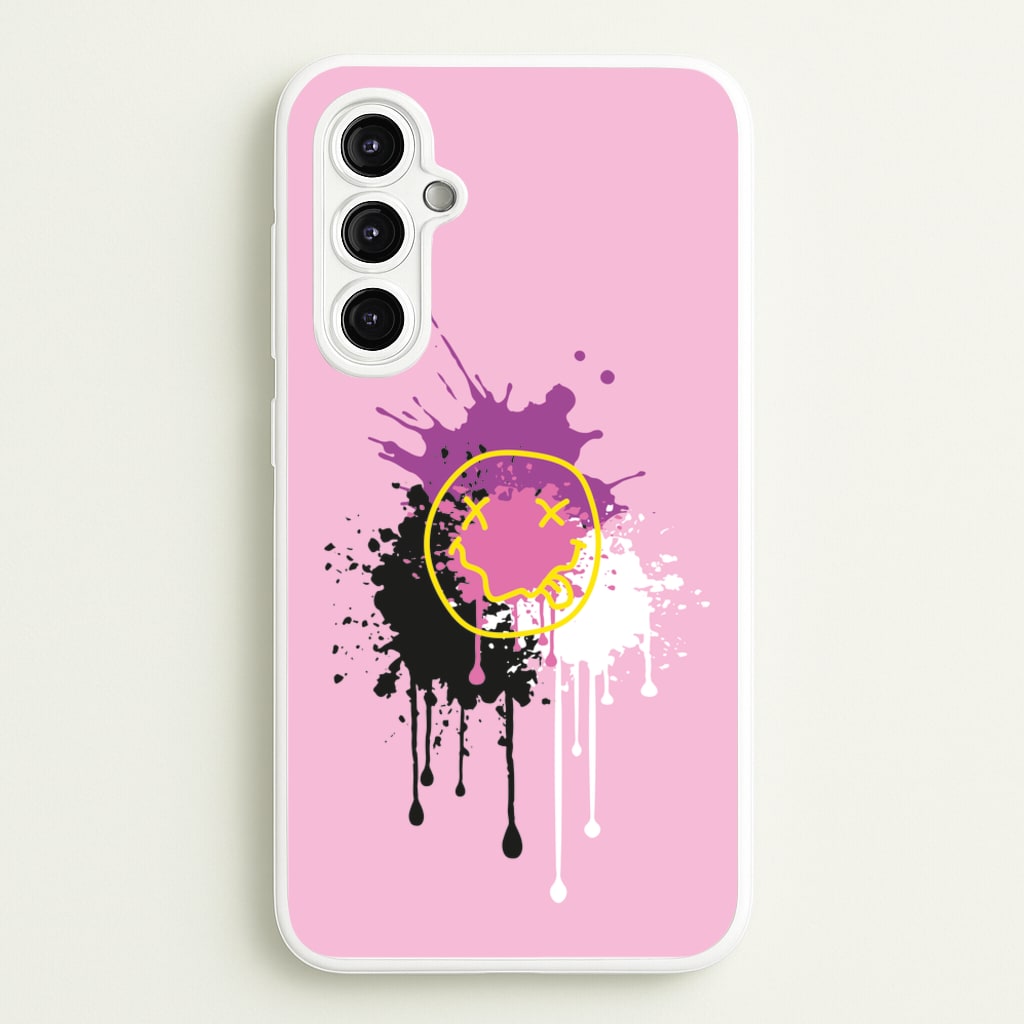 Pink Graffiti - Skate Aesthetic - Skate Aesthetic Phone Case for Galaxy A14