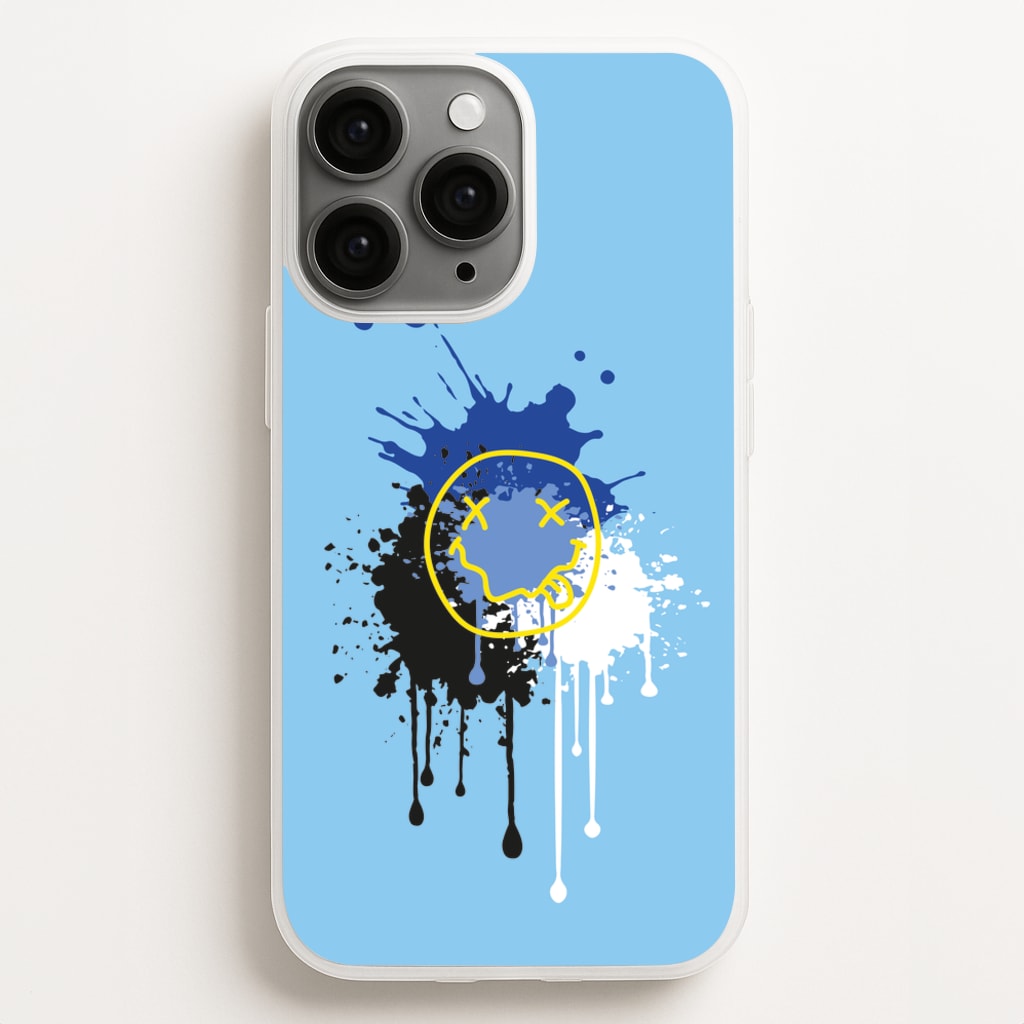 Blue Graffiti - Skate Aesthetic - Skate Aesthetic Phone Case for iPhone 16 Pro Max
