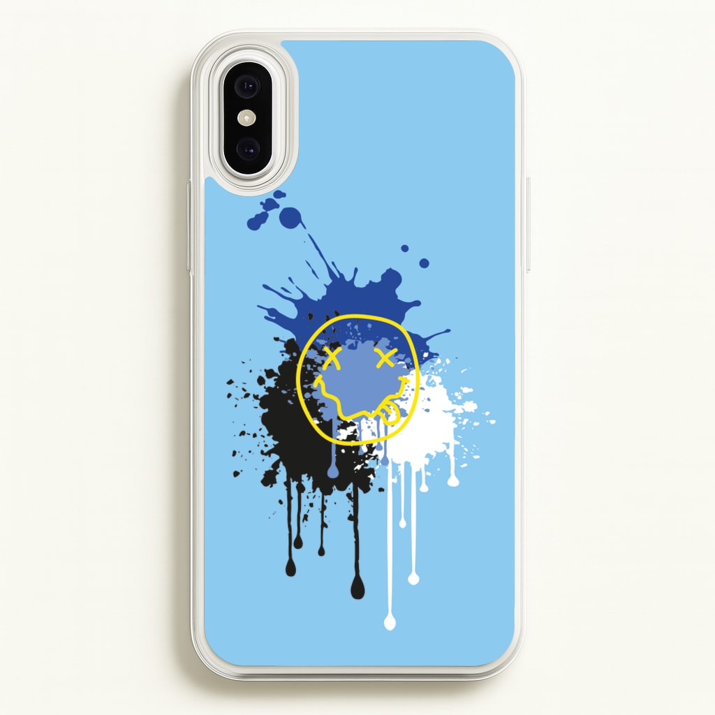 Blue Graffiti - Skate Aesthetic - Skate Aesthetic Phone Case for iPhone XS Max
